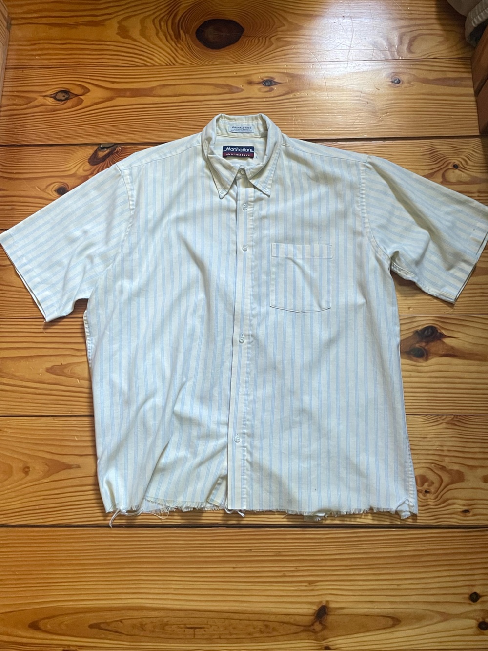 Striped Button-Down Shirt